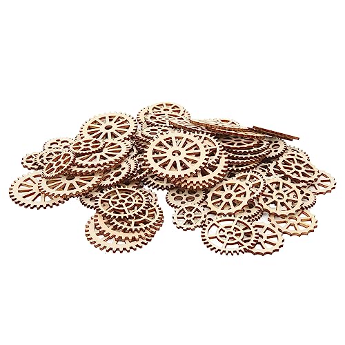 120 Stück Mini-Holz-Zahnrad-Puzzle-Knöpfe, Holzverzierungen, Holz-Zahnräder, Dekoration, Holzscheiben, Hohle Holzanhänger, Unlackierte Holzstücke, Basteln, DIY-Malerei-Dekorationen 120 Stück Mini-Holz-Zahnrad-Puzzle-Knöpfe, Holzverzierungen, Holz-Zahnräder, Dekoration, Holzscheiben, Hohle Holzanhänger, Unlackierte Holzstücke, Basteln, DIY-Malerei-Dekorationen von Cyrank