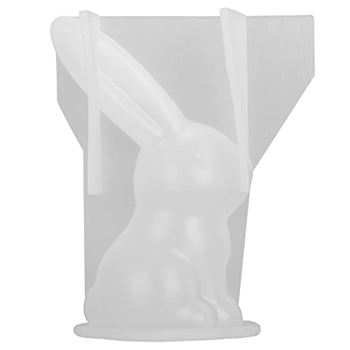 3D Tierkerzenform, Silikongussform süßes Kaninchenform DIY Kerzenkerzen Herstellung langer Ohrenkaninchen Form für Tonhandwerk Gips Home Dekoration 3D Tierkerzenform, Silikongussform süßes Kaninchenform DIY Kerzenkerzen Herstellung langer Ohrenkaninchen Form für Tonhandwerk Gips Home Dekoration von Cyrank