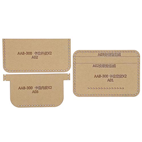 3PCS Card Bag Stencil Template, Acrylic Leather Pattern Leather Making Template Kit Craft DIY Tool for DIY Hand Made Craft Making 3PCS Card Bag Stencil Template, Acrylic Leather Pattern Leather Making Template Kit Craft DIY Tool for DIY Hand Made Craft Making von Cyrank