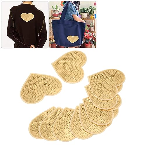 Cyrank 10 Stück Gold Herz Form Pailletten Patches, Herz Abzeichen, Patches zum Aufbügeln, Aufkleber Applique, Mini Aufnäher in Herzform für T-Shirt Jeans Jacken Kleidung Hut Kleidung Reparaturen DIY Cyrank 10 Stück Gold Herz Form Pailletten Patches, Herz Abzeichen, Patches zum Aufbügeln, Aufkleber Applique, Mini Aufnäher in Herzform für T-Shirt Jeans Jacken Kleidung Hut Kleidung Reparaturen DIY von Cyrank