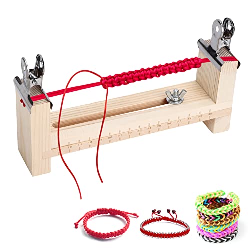 Wood Paracord Jig Armband Armband Maker, Paracord-Jig-Armbandhersteller U-Form-Holzrahmen-Armband-Jig-Kit DIY-Strickarmband-Jig Wood Paracord Jig Armband Armband Maker, Paracord-Jig-Armbandhersteller U-Form-Holzrahmen-Armband-Jig-Kit DIY-Strickarmband-Jig von Cyrank