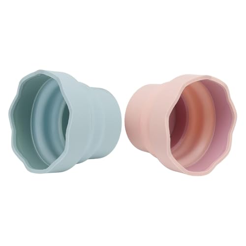 Cyrank Wasserbecher für Pinsel, Wasserfarbkasten, 2 Stück Pinselbecher, Faltbarer Wasserbecher Für Wasserfarben, Silikon, Wascheimer, Pinselhalter, Reiniger Für Aquarell-Acryl-Ölgemälde Cyrank Wasserbecher für Pinsel, Wasserfarbkasten, 2 Stück Pinselbecher, Faltbarer Wasserbecher Für Wasserfarben, Silikon, Wascheimer, Pinselhalter, Reiniger Für Aquarell-Acryl-Ölgemälde von Cyrank