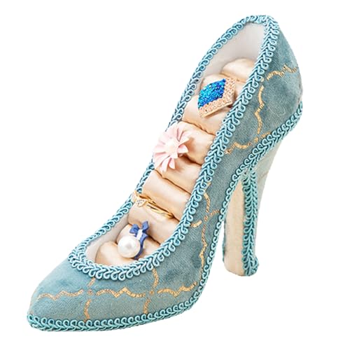 Schuhe Form Schmuckständer, Schmuck Rack, Schmuck Display Stand, Ohrring-Organizer, Dekorativer Anhänger Halskette Ohrringe Armband Ring Schuhe Kleid Schmuck Modell Ausstellungsstand(High Heels) von Cyrank