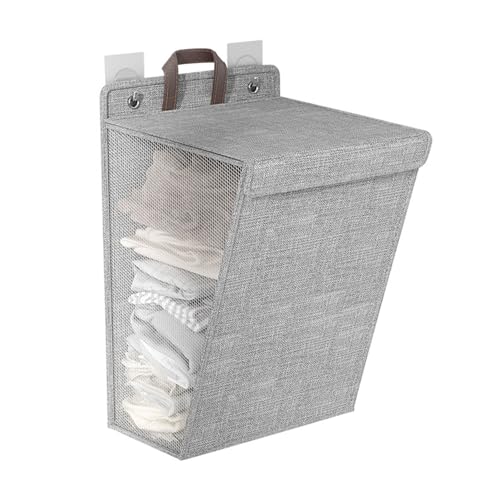 Hängender Wäschekorb, über Der Tür Hängender Wäschekorb, Große Öffnung, Platzsparender Wäschekorb, Wäschekorb Zum Aufhängen an Der Wand aus Netzstoff, Faltbar, Für Badezimmer, Kleiderschrank(#1) Hängender Wäschekorb, über Der Tür Hängender Wäschekorb, Große Öffnung, Platzsparender Wäschekorb, Wäschekorb Zum Aufhängen an Der Wand aus Netzstoff, Faltbar, Für Badezimmer, Kleiderschrank(#1) von Cyrank