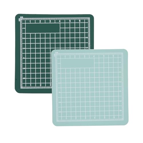 Selbstheilende Schneidematten zum Basteln, 2er-Pack Mini-Schneidebrett, rutschfeste Stoffunterlage, kleine Nähunterlage für Scrapbooking, Quilten Selbstheilende Schneidematten zum Basteln, 2er-Pack Mini-Schneidebrett, rutschfeste Stoffunterlage, kleine Nähunterlage für Scrapbooking, Quilten von Cyrank