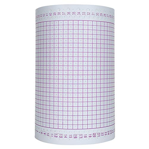 Stitches Punch Card, 100pcs/Roll Red Punch Card 24 Stitches Strickmaschine Teile Zubehör mit 5,5 Zoll Breite zum Stricken von Cyrank
