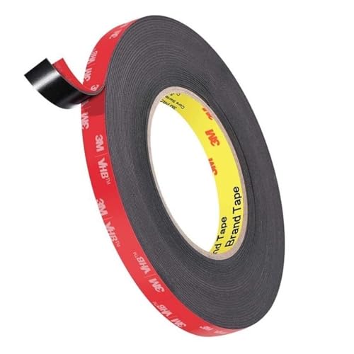 Doppelseitiges Klebeband, Extra Stark Klebend, 3M-VHB Schaumstoffband, 10mm x 11M, Wasserfest und Hochtemperaturbeständig für Auto, Heimdekoration, Bürodekoration von Czuibbou