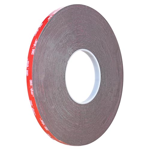 Doppelseitiges Klebeband, Extra Stark Klebend, 3M-VHB Schaumstoffband, 10mm x 22M, Wasserfest und Hochtemperaturbeständig für Auto, Heimdekoration, Bürodekoration von Czuibbou
