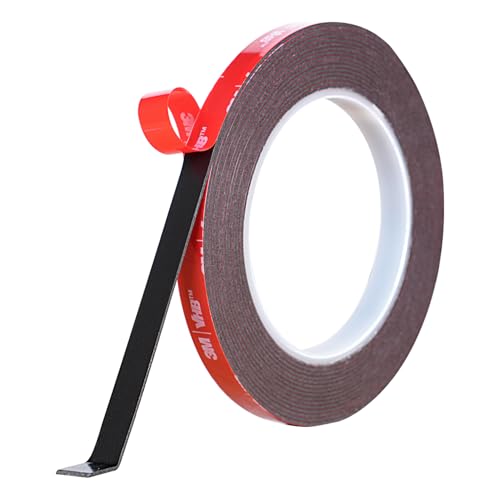 Doppelseitiges Klebeband, Extra Stark Klebend, 3M-VHB Schaumstoffband, 10mm x 5M, Wasserfest und Hochtemperaturbeständig für Auto, Heimdekoration, Bürodekoration Doppelseitiges Klebeband, Extra Stark Klebend, 3M-VHB Schaumstoffband, 10mm x 5M, Wasserfest und Hochtemperaturbeständig für Auto, Heimdekoration, Bürodekoration von Czuibbou