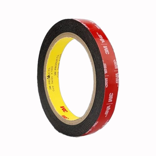 Doppelseitiges Klebeband, Extra Stark Klebend, 3M-VHB Schaumstoffband, 15mm x 4.7M, Wasserfest und Hochtemperaturbeständig für Auto, Heimdekoration, Bürodekoration von Czuibbou