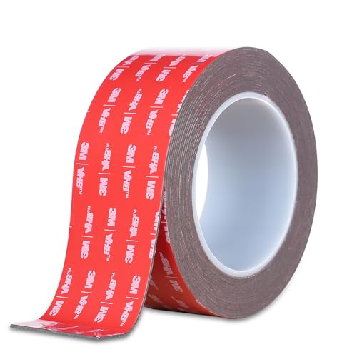 Doppelseitiges Klebeband, Extra Stark Klebend, 3M-VHB Schaumstoffband, 50mm x 5M, Wasserfest und Hochtemperaturbeständig für Auto, Heimdekoration, Bürodekoration Doppelseitiges Klebeband, Extra Stark Klebend, 3M-VHB Schaumstoffband, 50mm x 5M, Wasserfest und Hochtemperaturbeständig für Auto, Heimdekoration, Bürodekoration von Czuibbou