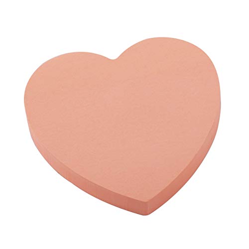 D.RECT 110507 Notizzettel klebend Sticky Notes selbstklebend Haftnotizen 75x75mm 100 Blatt Herz von D.RECT