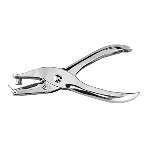 D.RECT 1140 Einzellochstanze | 6 mm Silber Locher | 1-fach Lochzange | Papierlocher | Bürolocher | Hochleistungslocher als Schreibtischzubehör idealer Lochstanzer für Ordner | 8 Blatt D.RECT 1140 Einzellochstanze | 6 mm Silber Locher | 1-fach Lochzange | Papierlocher | Bürolocher | Hochleistungslocher als Schreibtischzubehör idealer Lochstanzer für Ordner | 8 Blatt von D.RECT