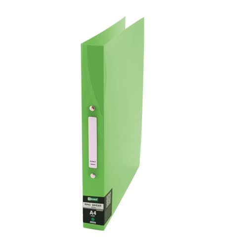 D.RECT 2200 Plastik-Ringordner Ringbuch aus PP, Plastik-Cover, Polypropylene, A4 35mm Rückenbreite 2 Ringe, transparent Grün D.RECT 2200 Plastik-Ringordner Ringbuch aus PP, Plastik-Cover, Polypropylene, A4 35mm Rückenbreite 2 Ringe, transparent Grün von D.RECT