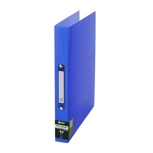 D.RECT 2200 Plastik-Ringordner Ringbuch aus PP, Plastik-Cover, Polypropylene, A4 35mm Rückenbreite 2 Ringe, transparent blau D.RECT 2200 Plastik-Ringordner Ringbuch aus PP, Plastik-Cover, Polypropylene, A4 35mm Rückenbreite 2 Ringe, transparent blau von D.RECT
