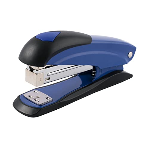 D.RECT 3019 Heftgerät aus Metall - Metallheftgerät, Büroheftgerät, Tischheftgerät - Hefter 30 Blatt - Tacker für Büro - Heftgerät für den Schreibtisch 104034, Blau/Schwarz D.RECT 3019 Heftgerät aus Metall - Metallheftgerät, Büroheftgerät, Tischheftgerät - Hefter 30 Blatt - Tacker für Büro - Heftgerät für den Schreibtisch 104034, Blau/Schwarz von D.RECT
