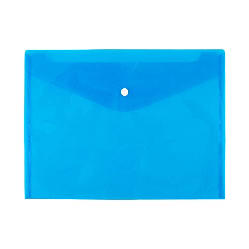D.RECT 5530 PP-Umschlagmappe Dokumentenmappe Sichttasche A4 mit Schnappverschluss/Druckknopfverschluss Blau D.RECT 5530 PP-Umschlagmappe Dokumentenmappe Sichttasche A4 mit Schnappverschluss/Druckknopfverschluss Blau von D.RECT