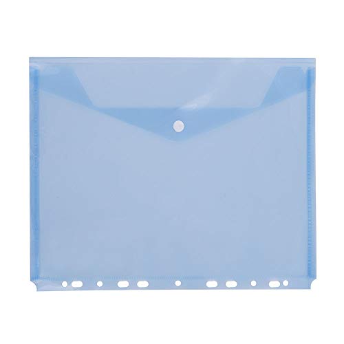 D.RECT Dokumentenmappe Dokumententasche mit Druckknopf Abheftrand PP A4 transparent blau D.RECT Dokumentenmappe Dokumententasche mit Druckknopf Abheftrand PP A4 transparent blau von D.RECT