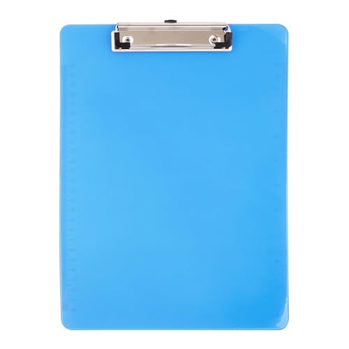 D.RECT Klemmbrett A4, Schreibbrett aus Kunststoff im DIN A4 Format, Clipboard zum Aufhängen, Klemmer zur Aufbewahrung von Papier,für Büro, Küche und Werkstatt, Transparent D.RECT Klemmbrett A4, Schreibbrett aus Kunststoff im DIN A4 Format, Clipboard zum Aufhängen, Klemmer zur Aufbewahrung von Papier,für Büro, Küche und Werkstatt, Transparent von D.RECT