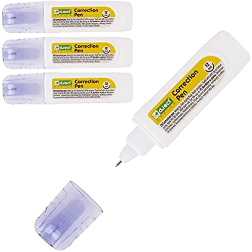 D.RECT Korrekturstift | Korrektur Pen | Correction Pen | Korrekturflüssigkeit 12ml weiß x 24 Stück D.RECT Korrekturstift | Korrektur Pen | Correction Pen | Korrekturflüssigkeit 12ml weiß x 24 Stück von D.RECT
