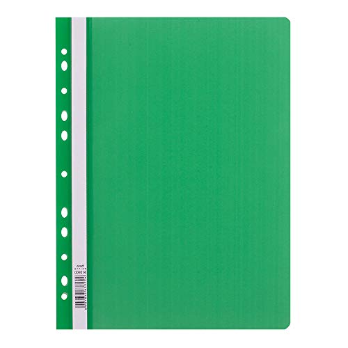 D.RECT Schnellhefter PP A4 mit Perforation Grün von D.RECT
