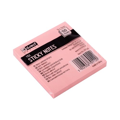 Haftnotizen 76x76mm Sticky Notes selbstklebende Haftnotizzettel für Büro Haus 100 Blatt Pastellfarben Haftnotizen 76x76mm Sticky Notes selbstklebende Haftnotizzettel für Büro Haus 100 Blatt Pastellfarben von D.RECT
