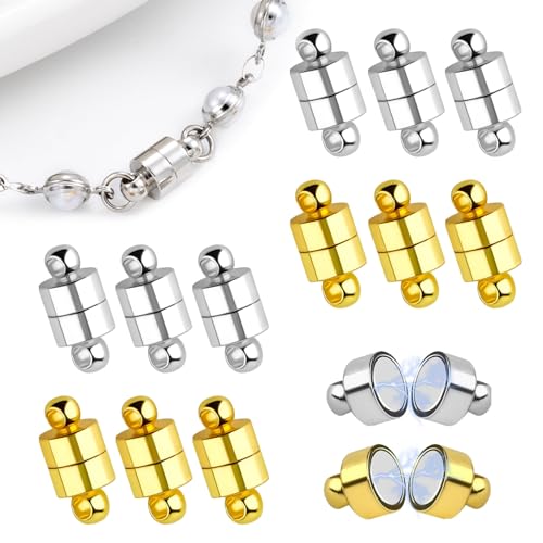 12 Stück Magnetverschluss Kette,Kettenverschluss,Verschlüsse Für Armbänder,Magnetverschlüsse Für Ketten,Magnetverschluss Für Ketten,Magnetverschluss Schmuck Für Die Herstellung Von Schmuckketten 12 Stück Magnetverschluss Kette,Kettenverschluss,Verschlüsse Für Armbänder,Magnetverschlüsse Für Ketten,Magnetverschluss Für Ketten,Magnetverschluss Schmuck Für Die Herstellung Von Schmuckketten von DAAIZIII