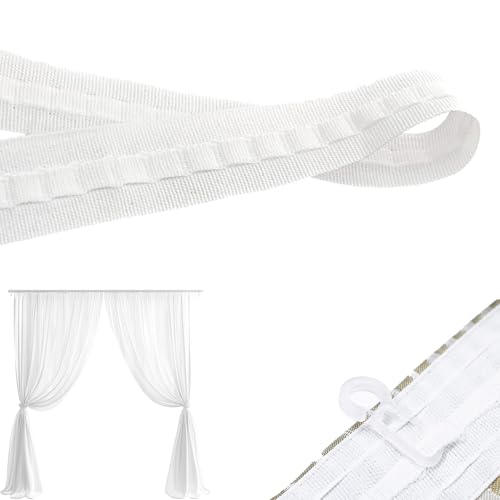 DAAIZIII 1 Roll Gardinenband,Kräuselband Gardinen,Kräuselband,Gardinenband Zum Aufnähen,Gardinen Kräuselband,30m X 2.5cm Gardinenband Universalband,Gardinen Überschrift Band Für Gardine Haken DAAIZIII 1 Roll Gardinenband,Kräuselband Gardinen,Kräuselband,Gardinenband Zum Aufnähen,Gardinen Kräuselband,30m X 2.5cm Gardinenband Universalband,Gardinen Überschrift Band Für Gardine Haken von DAAIZIII