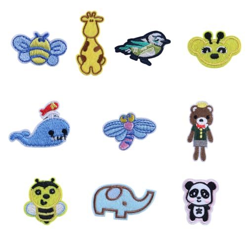 10 PCs Cartoon Bestickte Flecken Eisen Auf Flecken Panda Reparaturflecken Giraffe Nähflecken Für Kleiderbeutel 10 PCs Cartoon Bestickte Flecken Eisen Auf Flecken Panda Reparaturflecken Giraffe Nähflecken Für Kleiderbeutel von DABAIXIONG