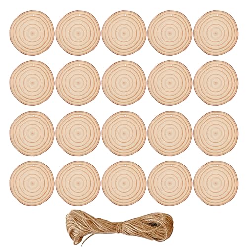 20 Stcs Unvollendete Holzscheiben 5-6 Cm 6-7 Cm Leere Holzscheiben Holzkreis Zum Malen Von Handwerks Weihnachtsdekoration 20 Stcs Unvollendete Holzscheiben 5-6 Cm 6-7 Cm Leere Holzscheiben Holzkreis Zum Malen Von Handwerks Weihnachtsdekoration von DABAIXIONG