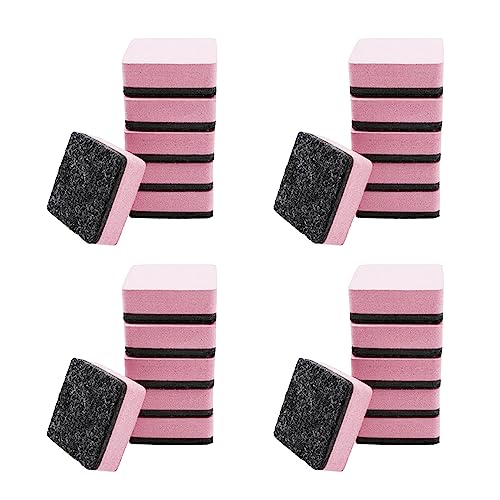 24 Pack Eva Whiteboard Eraser & Hobable Chalkboard Cleanser Bequemer Sauberer Farbenfroher Magnetgummi Radiergummi von DABAIXIONG