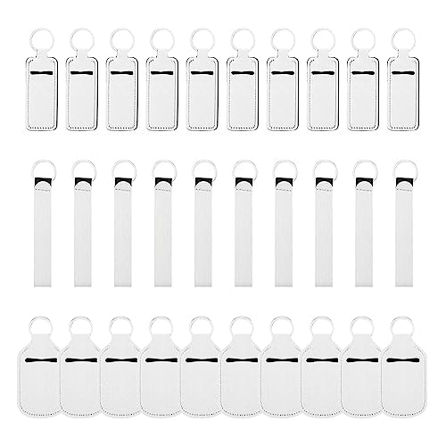 30x Händedesinfektion Flaschenabdeckung Schlüsselbund Sublimation Blanks Armband Keychain Lanyard Set Für Frauen 30x Händedesinfektion Flaschenabdeckung Schlüsselbund Sublimation Blanks Armband Keychain Lanyard Set Für Frauen von DABAIXIONG