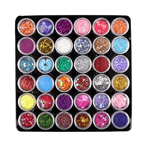 36 Farbfluoreszenz Glitzer Pailletten Epoxidharz Füllen Verschiedene Mischfarben Pailletten Schmuckzucht 36 Farbfluoreszenz Glitzer Pailletten Epoxidharz Füllen Verschiedene Mischfarben Pailletten Schmuckzucht von DABAIXIONG