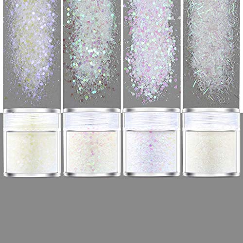 4 Farbe Regenbogen Weiß Glitzer Peats Pigment Füllungen Make Up Schmuckfüllungen Nagelkunstdekor Schmuckzubereiten 4 Farbe Regenbogen Weiß Glitzer Peats Pigment Füllungen Make Up Schmuckfüllungen Nagelkunstdekor Schmuckzubereiten von DABAIXIONG