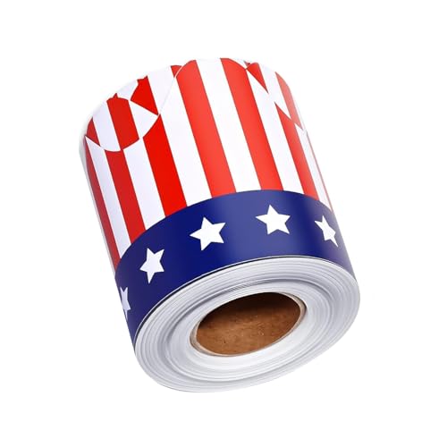 4. Juli Bulletin Board Borders Back To School Bulletin Board Trimm Dekorationen Independence Day Klassenzimmer Grenzen von DABAIXIONG