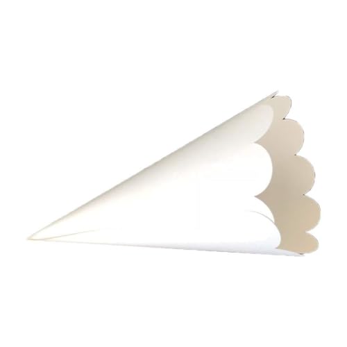 50pcs Lasergeschnittene Wellenspitze Legwochy Wedding Party Bevorzugt Konfetti Zapfenpapier 50pcs Lasergeschnittene Wellenspitze Legwochy Wedding Party Bevorzugt Konfetti Zapfenpapier von DABAIXIONG