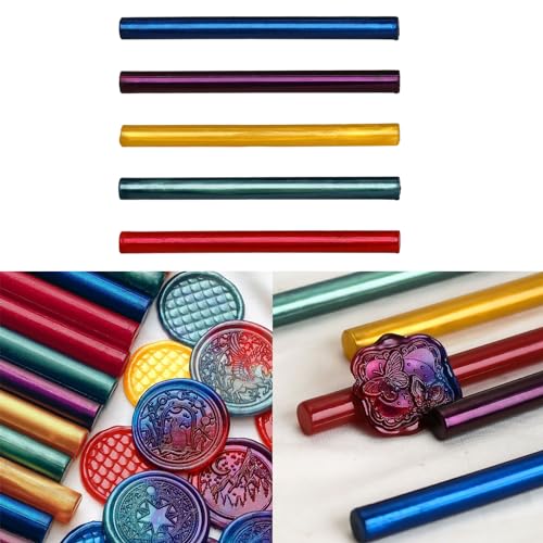 5pcs Versiegelung Wachsstangen Für Hochzeitseinladungen Buchstabe Hüllkartenhandwerk Wachs Siegel Sticks Klebstangen Versiegelung Wachsstift 5pcs Versiegelung Wachsstangen Für Hochzeitseinladungen Buchstabe Hüllkartenhandwerk Wachs Siegel Sticks Klebstangen Versiegelung Wachsstift von DABAIXIONG