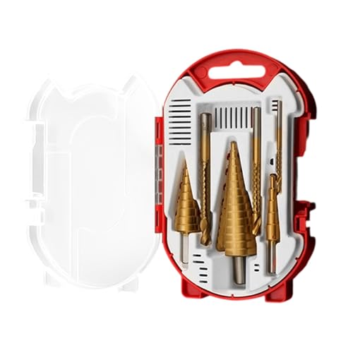 6 Pcs Genauigkeitslochbohrer Bohrer Set Hochgeschwindigkeitsstahlschritt Und Drehbit 6 Pcs Genauigkeitslochbohrer Bohrer Set Hochgeschwindigkeitsstahlschritt Und Drehbit von DABAIXIONG
