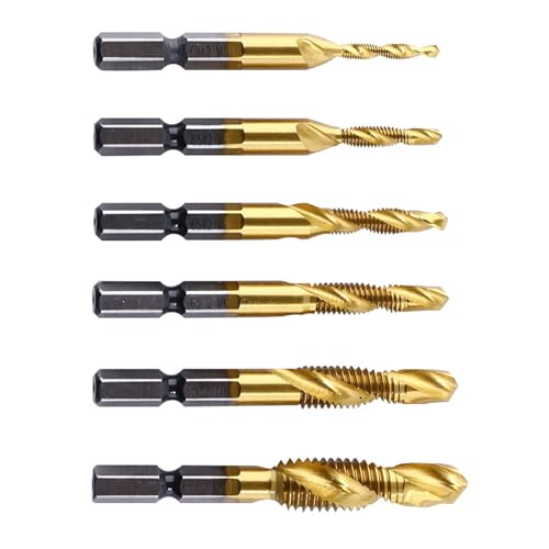 6pcs Gewinde Tippen Sie Auf Spiralen Maschine Tippen Sie Auf Gewindewerkzeug Schraube Tippen Sie Auf Bohrbohrer Tippen Sie Auf Bohrbohrer Tippen Sie Auf Metall Ein. 6pcs Gewinde Tippen Sie Auf Spiralen Maschine Tippen Sie Auf Gewindewerkzeug Schraube Tippen Sie Auf Bohrbohrer Tippen Sie Auf Bohrbohrer Tippen Sie Auf Metall Ein. von DABAIXIONG
