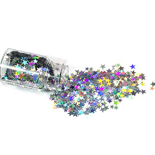 8-Color Fünf Punkte Stern Pailletten Größe 3mm Gemischter Nagelschmuck Harz Drop Kleber Gefüllte Pailletten 3D Flocken Pailletten 8-Color Fünf Punkte Stern Pailletten Größe 3mm Gemischter Nagelschmuck Harz Drop Kleber Gefüllte Pailletten 3D Flocken Pailletten von DABAIXIONG