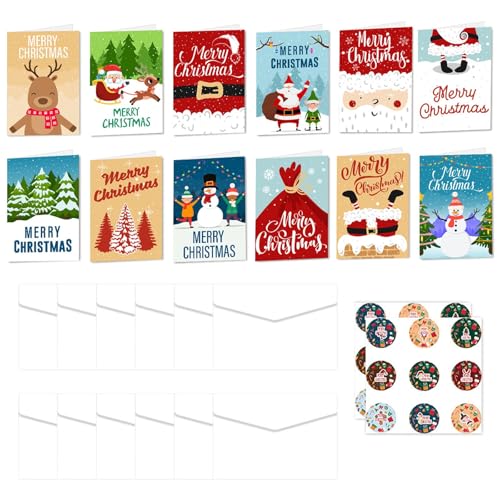 Aufkleber Weihnachtsfeiertags Urlaubs Geburtstagskarten Für Erwachsene Oder Kinderumschläge Herzerwärmende Weihnachtsgrußkarten Papier Aufkleber Weihnachtsfeiertags Urlaubs Geburtstagskarten Für Erwachsene Oder Kinderumschläge Herzerwärmende Weihnachtsgrußkarten Papier von DABAIXIONG