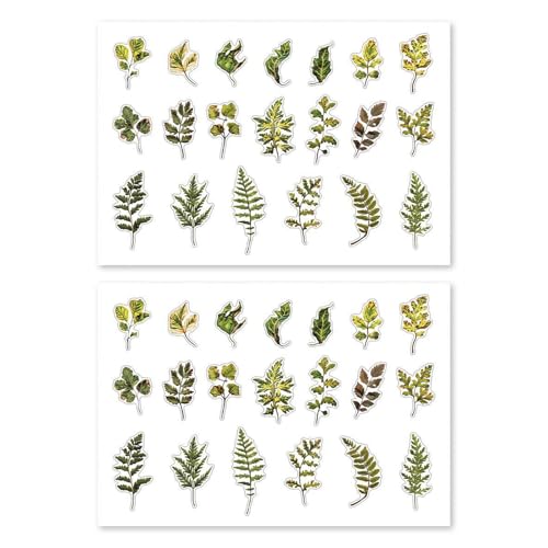 Blatt Und Blumenaufkleber Scrapbooking Dekoratives Wasserfestes Haustier Für Journalplaner Accessoires von DABAIXIONG