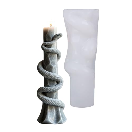 Blumenschlangensäule Silikone Schimmelpilzform Formen Kerzenform Gussform Epoxidharz Schimmelpilze Handwerksvorräte von DABAIXIONG