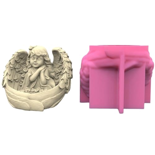 Candlestick Silicon Formen Kerzenständer Schimmel Engel Mädchen In Form Von Heimdekorationen Formen Handherstellung Accessoires von DABAIXIONG