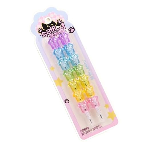 DABAIXIONG 2pcs Stapelbare Bleistifte Cartoon Baustifte Bleistift Für Kinderstudent Zurück In Die Schule Lieferungen Weihnachtsstrumpffüllungen von DABAIXIONG