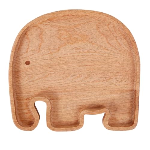 DABAIXIONG Dessertplatte Holz Tablett Für Kreative Babynahrungsplatte Servingplatte Für Nüsse Früchte Süßigkeiten von DABAIXIONG
