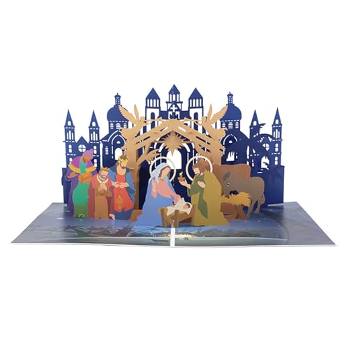 DABAIXIONG Weihnachten Thema Popup Grußkarte Handgefertigte Geschenke Postkarte Mit Umschlag Für Partys Einladung Faltbarer Segen Karte DABAIXIONG Weihnachten Thema Popup Grußkarte Handgefertigte Geschenke Postkarte Mit Umschlag Für Partys Einladung Faltbarer Segen Karte von DABAIXIONG