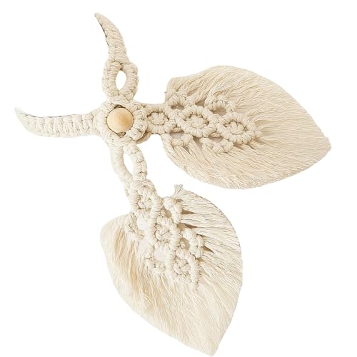 Doppelblatt Quasten Vorhang Tieback Handstrick Baumwollseilhalter Mit Holzperlen Bauernhäuser Heimfenster Dekore Doppelblatt Quasten Vorhang Tieback Handstrick Baumwollseilhalter Mit Holzperlen Bauernhäuser Heimfenster Dekore von DABAIXIONG