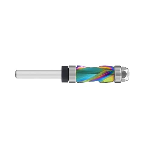 Doppellager Holz Trimmbit 1/4 Zoll Schaft Leichtmetallschneider Mit Verschleiß Proof Multiple Farbbeschichtung Für Möbel Machen Holzbearbeitung Router Bit Mit Doppelter Lagerung Doppellager Holz Trimmbit 1/4 Zoll Schaft Leichtmetallschneider Mit Verschleiß Proof Multiple Farbbeschichtung Für Möbel Machen Holzbearbeitung Router Bit Mit Doppelter Lagerung von DABAIXIONG