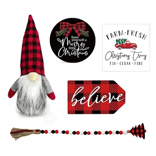 Festliche Weihnachtsbüschchen Tablett Santa Wood Schild Santa Für Urlaubstisch Herzstück Für Neujahr Home Tabletop Festliche Weihnachtsbüschchen Tablett Santa Wood Schild Santa Für Urlaubstisch Herzstück Für Neujahr Home Tabletop von DABAIXIONG